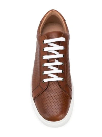 Shop Eleventy Perforated Low In Brown