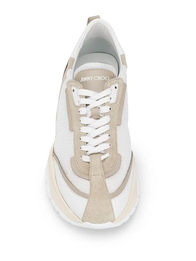 Shop Jimmy Choo Raine Low-top Sneakers In White