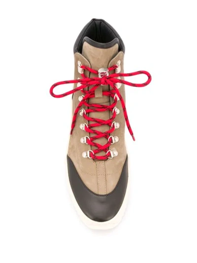 FEAR OF GOD LACE-UP ANKLE BOOTS - 大地色