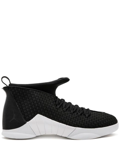 jordan 15 black white