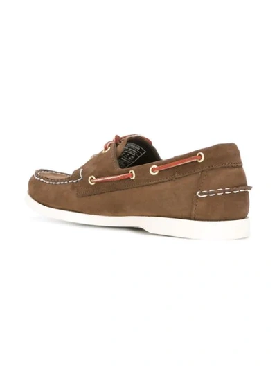 Shop Sebago Docksides Boat Shoes In Brown