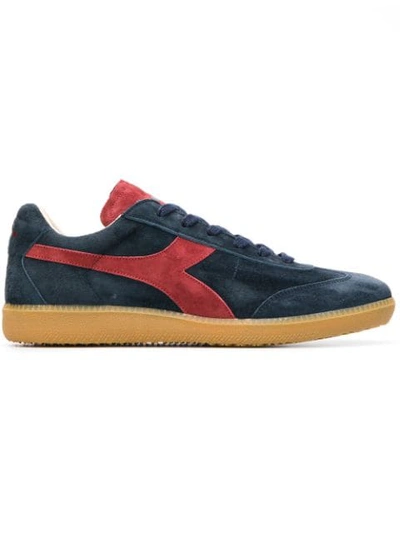 Shop Diadora Football 80's Core Sneakers In Blue