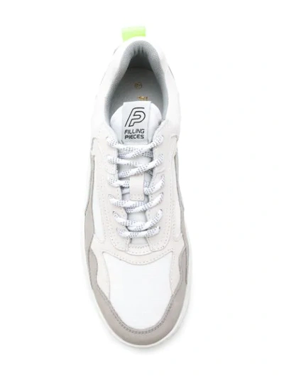 Shop Filling Pieces Low Curve Iceman Sneakers In White