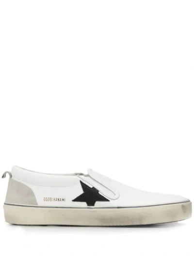 Shop Golden Goose Hanami Sneakers In White