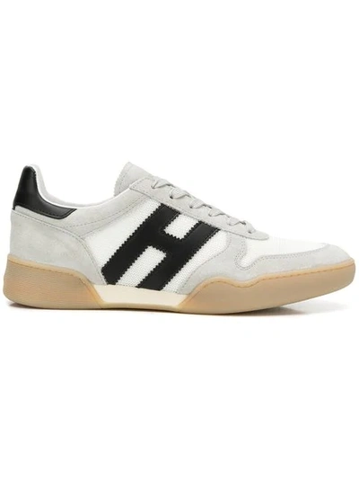 Shop Hogan H357 Sneakers In White