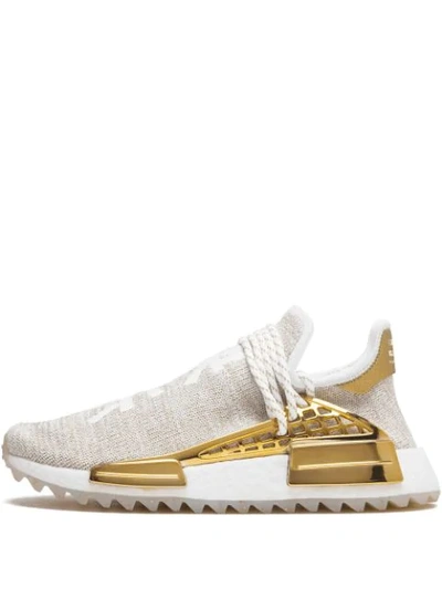 fondo de pantalla Soltero no relacionado Adidas Originals Adidas Gold And White Adidas X Pharrell Williams Hu Holi  Nmd Sneakers | ModeSens