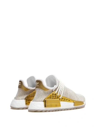 Adidas Originals Adidas Gold And White Adidas X Pharrell Williams Hu Holi  Nmd Sneakers | ModeSens