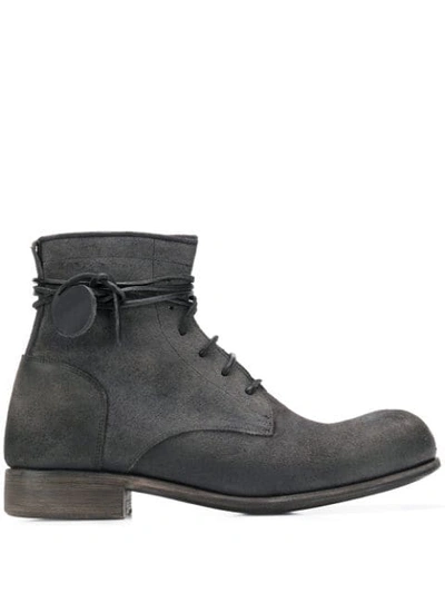 Shop Carpe Diem Military Boots - Black