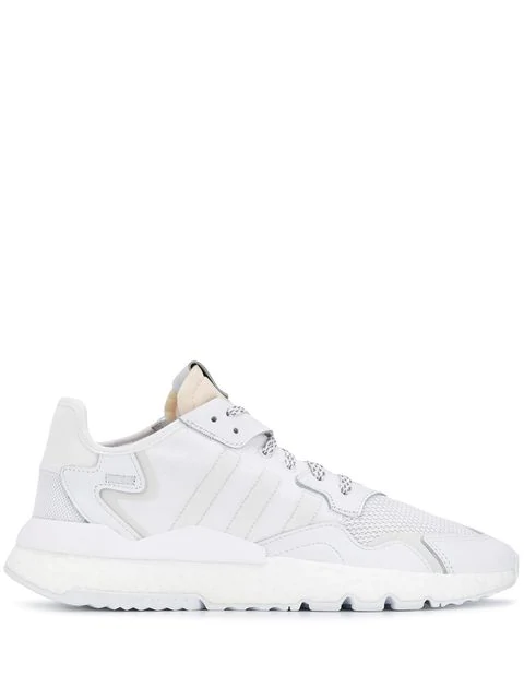 adidas originals nite jogger sneakers in white