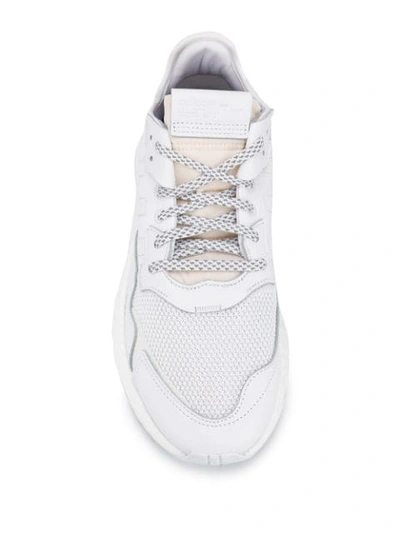Shop Adidas Originals Nite Jogger Shoes In White
