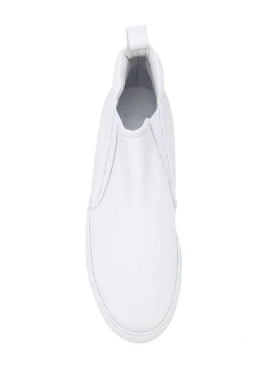 Shop Aiezen Slip-on Sneaker Boots In White
