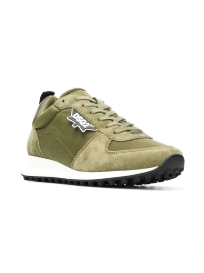 Shop Dsquared2 Kit Sneakers In Green