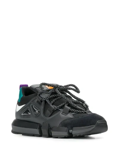 Shop Diesel Slip-on-sneakers In H7044 Black/asphalt 