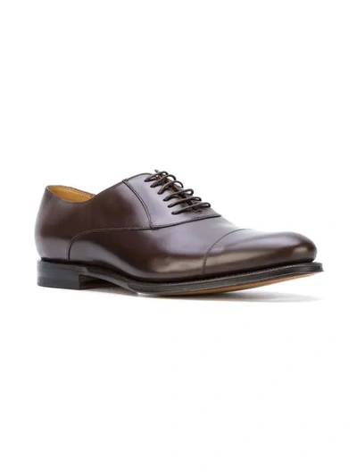 Shop Gucci Lace Up Shoes In Brown