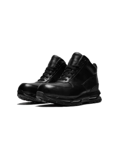 Shop Nike Air Max Goadome Sneakers In Black