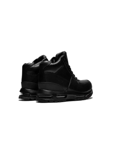 Shop Nike Air Max Goadome Sneakers In Black