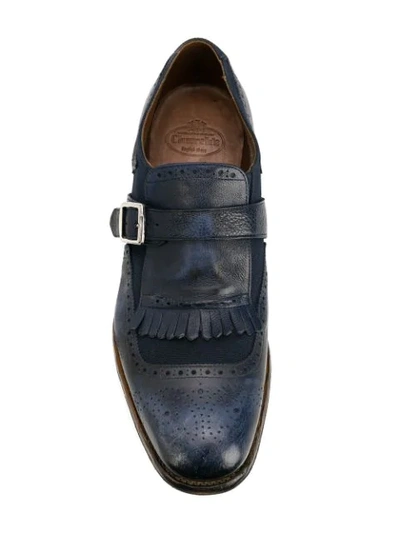 Shop Church's Shanghai Monk Shoes In Blue