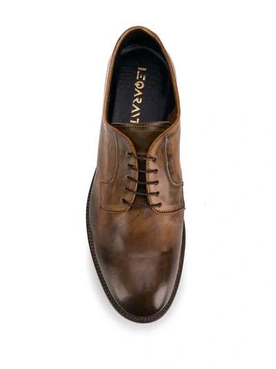 Shop Leqarant Classic Oxford Shoes In Brown