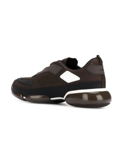 Shop Prada 'cloudbust' Sneakers In Brown