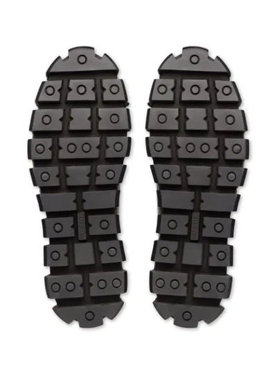 Shop Prada Studded Lace-up Shoes In Black