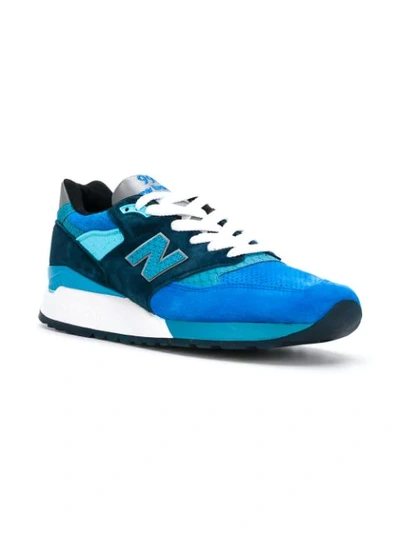 Shop New Balance 998 Sneakers In Blue