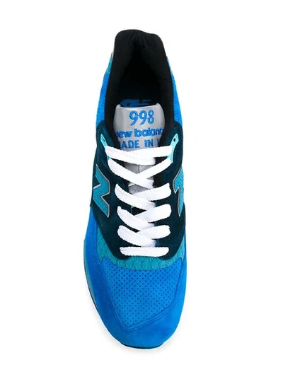 Shop New Balance 998 Sneakers In Blue