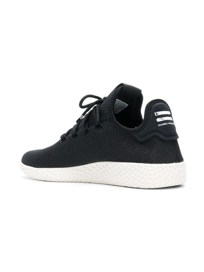 Shop Adidas Originals By Pharrell Williams Tennis Hu Sneakers In Black
