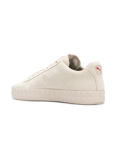 Puma X Aytao | Outlaw Moscow Court Platform Moonbeam Sneakers In White |  ModeSens