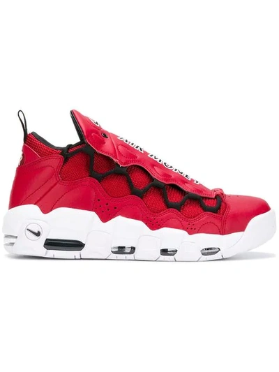 Shop Nike Air More Money Sneakers - Red