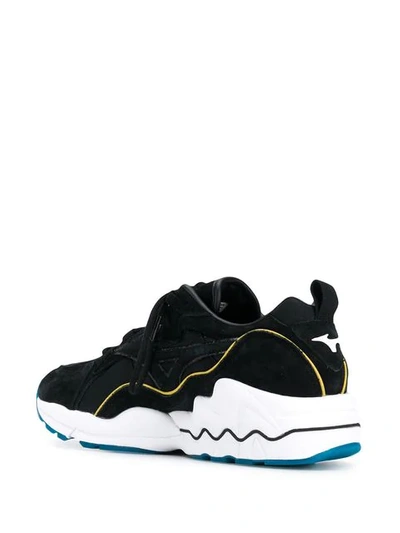 Shop Mizuno Lace-up Sneakers In Black