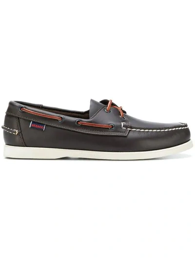 Shop Sebago Docksides Shoes In Brown