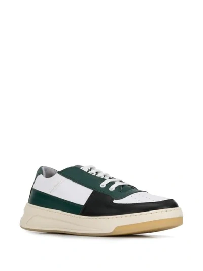 Shop Acne Studios Perey Lace-up Sneakers In White