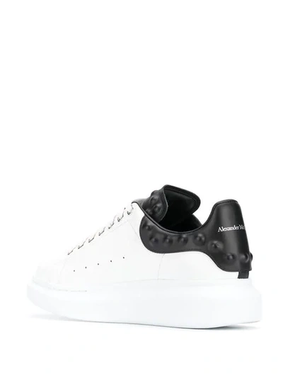 Shop Alexander Mcqueen Oversized Textured Sneakers In White