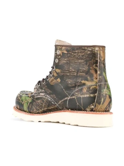 Shop Red Wing Shoes Printed Boots In Mossyoak