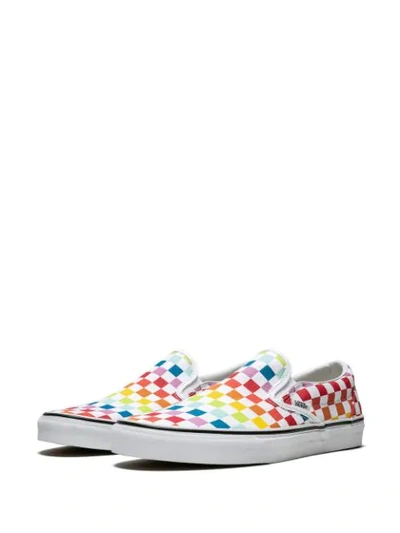 Shop Vans Classic Slip-on Sneakers In Multicolour
