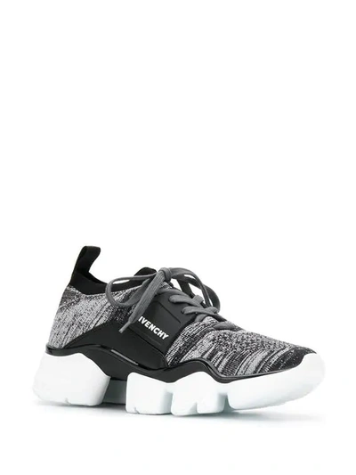 Shop Givenchy Jaw Sock Sneakers In Grey