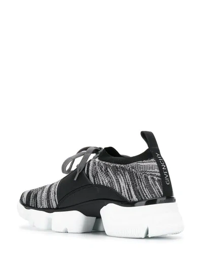 Shop Givenchy Jaw Sock Sneakers In Grey