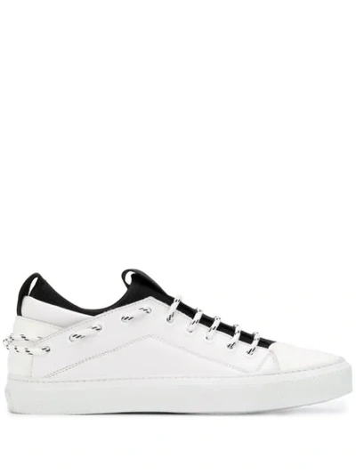 Shop Bruno Bordese Sneakers Mit Schnürung In White