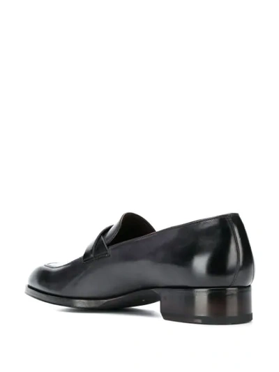 Shop Tom Ford Classic Loafers In Black