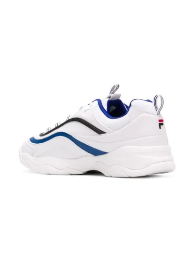 Shop Fila Ray Low In White