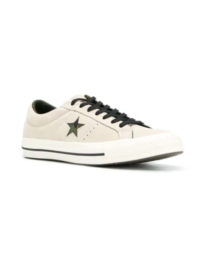 Shop Converse One Star Pro Sneakers In Neutrals