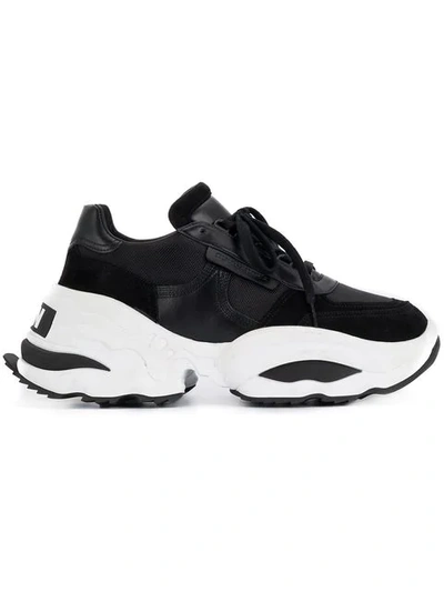 Shop Dsquared2 Chunky Sole Sneakers In Black