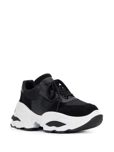 Shop Dsquared2 Chunky Sole Sneakers In Black