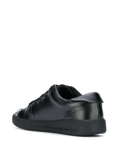 Shop Versace Jeans Couture Low Top Sneakers In Black