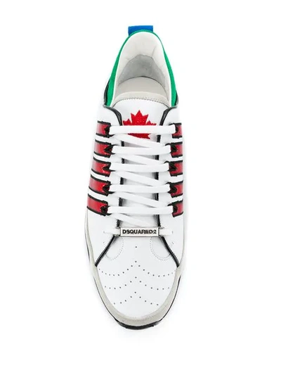 Shop Dsquared2 251 Sneakers In White