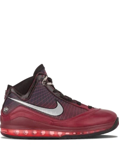 Shop Nike Air Max Lebron 7 Sneakers In Red