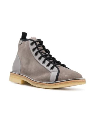 Shop Lanvin Ankle Boots In Grey