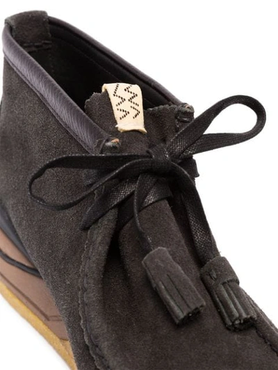 Shop Visvim Beuys Trekker Folk Boots In Black