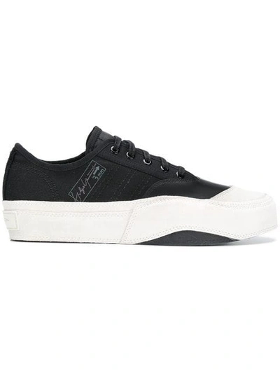 Shop Yohji Yamamoto X Adidas Sneakers In Black