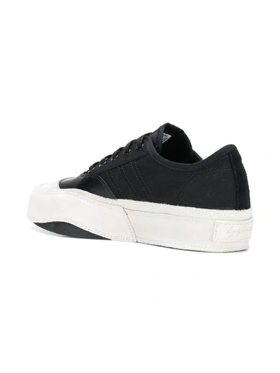 Shop Yohji Yamamoto X Adidas Sneakers In Black